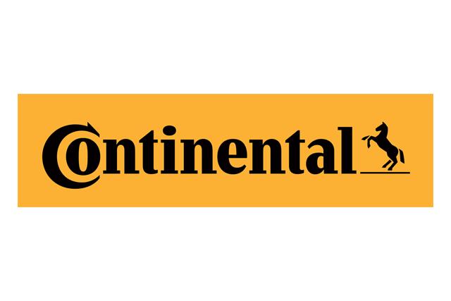 Continental Logo (gold background, black text + horse)