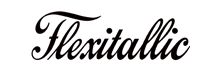The Flexitallic logo (black text, cursive font)