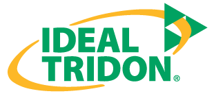 The Ideal Tridon logo (green text, green and gold logo)